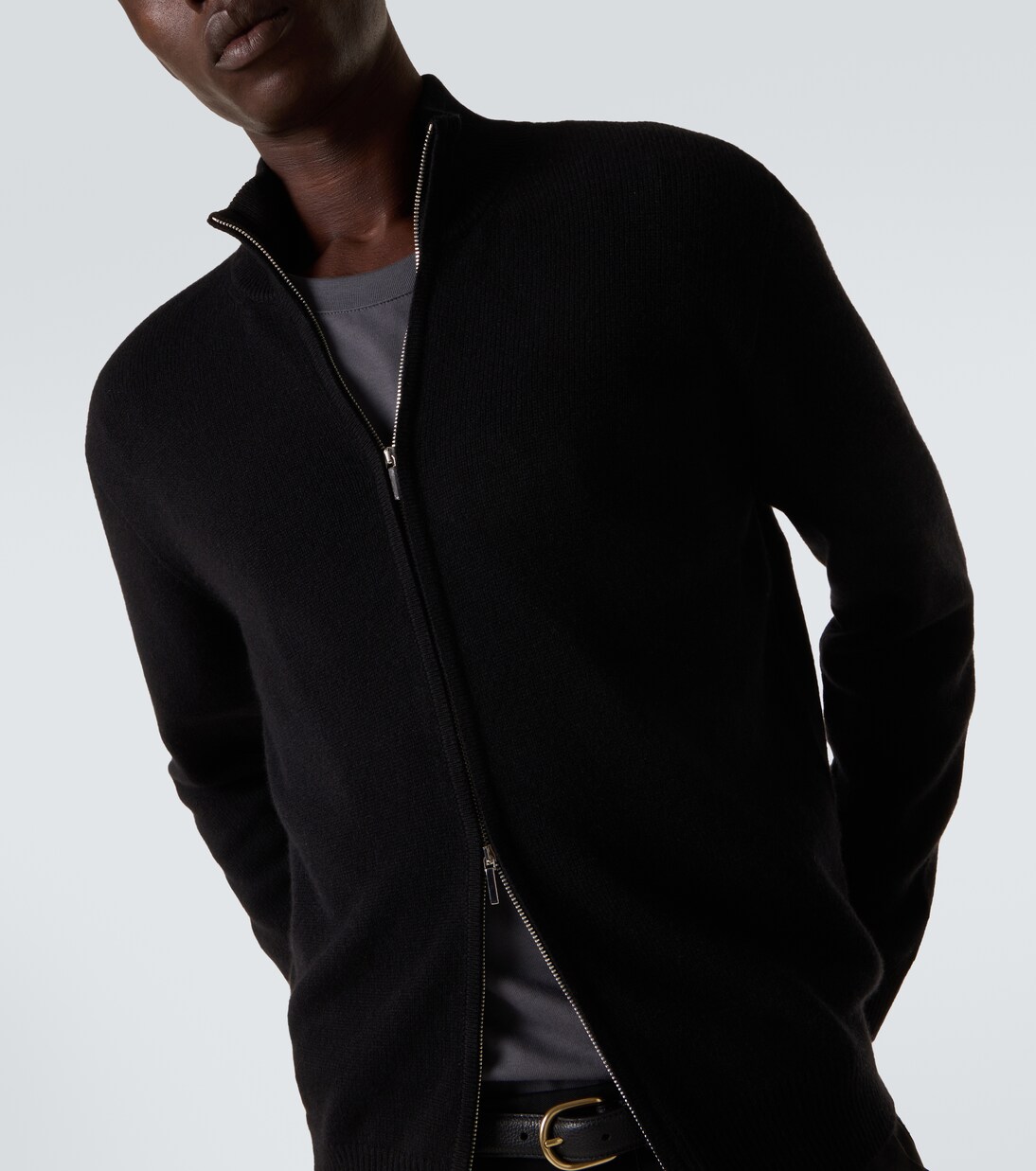 Halle ribbed-knit cashmere jacket | Saman Amel