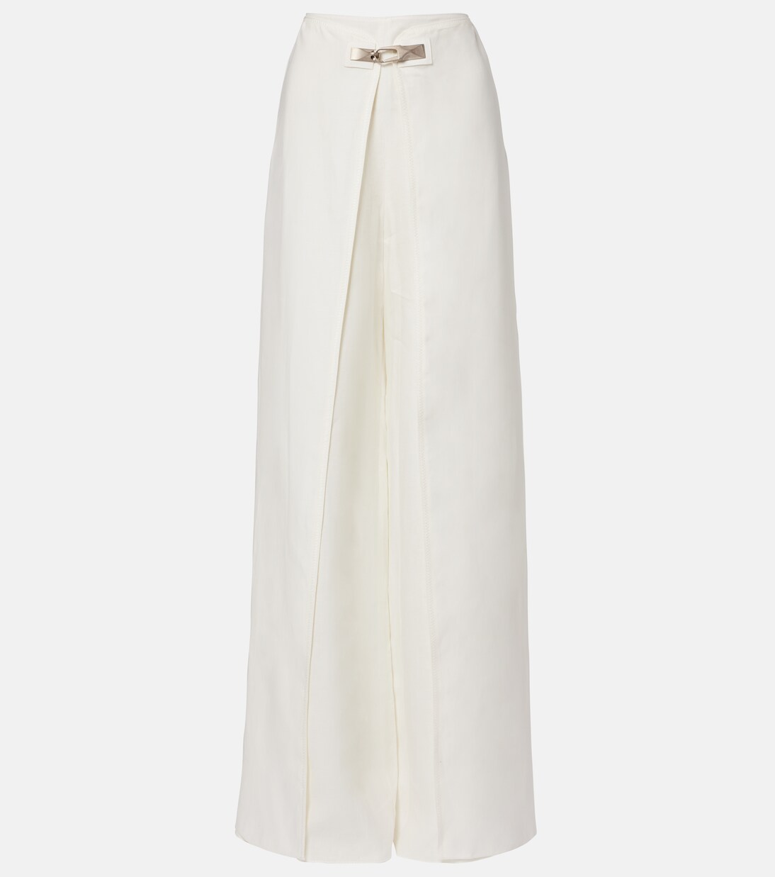 Imann pleated linen wide-leg pants | Ralph Lauren Collection