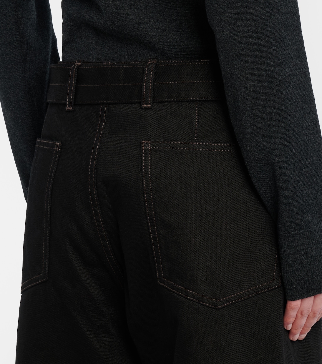 Twisted barrel-leg jeans | Lemaire