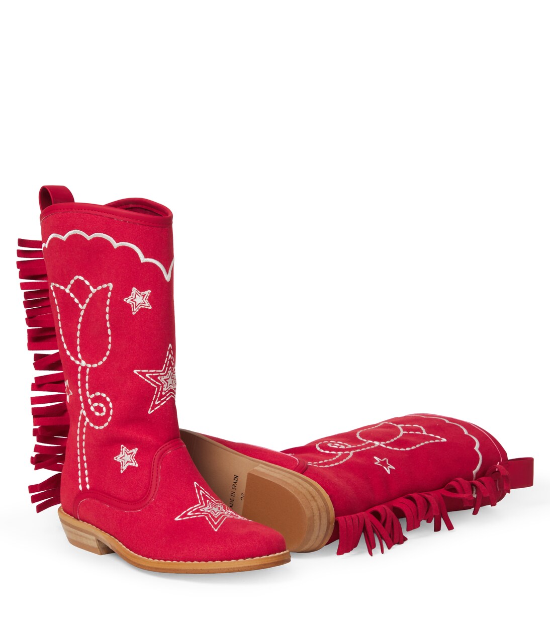 Botas cowboy con flecos bordados | Stella McCartney Kids