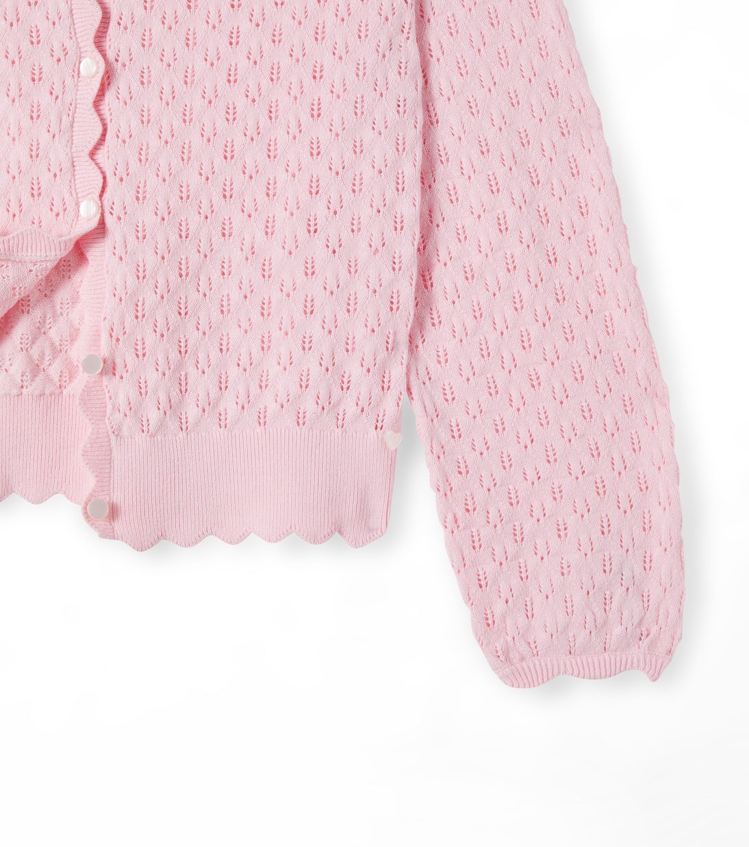 Pointelle cotton cardigan  | Tartine et Chocolat