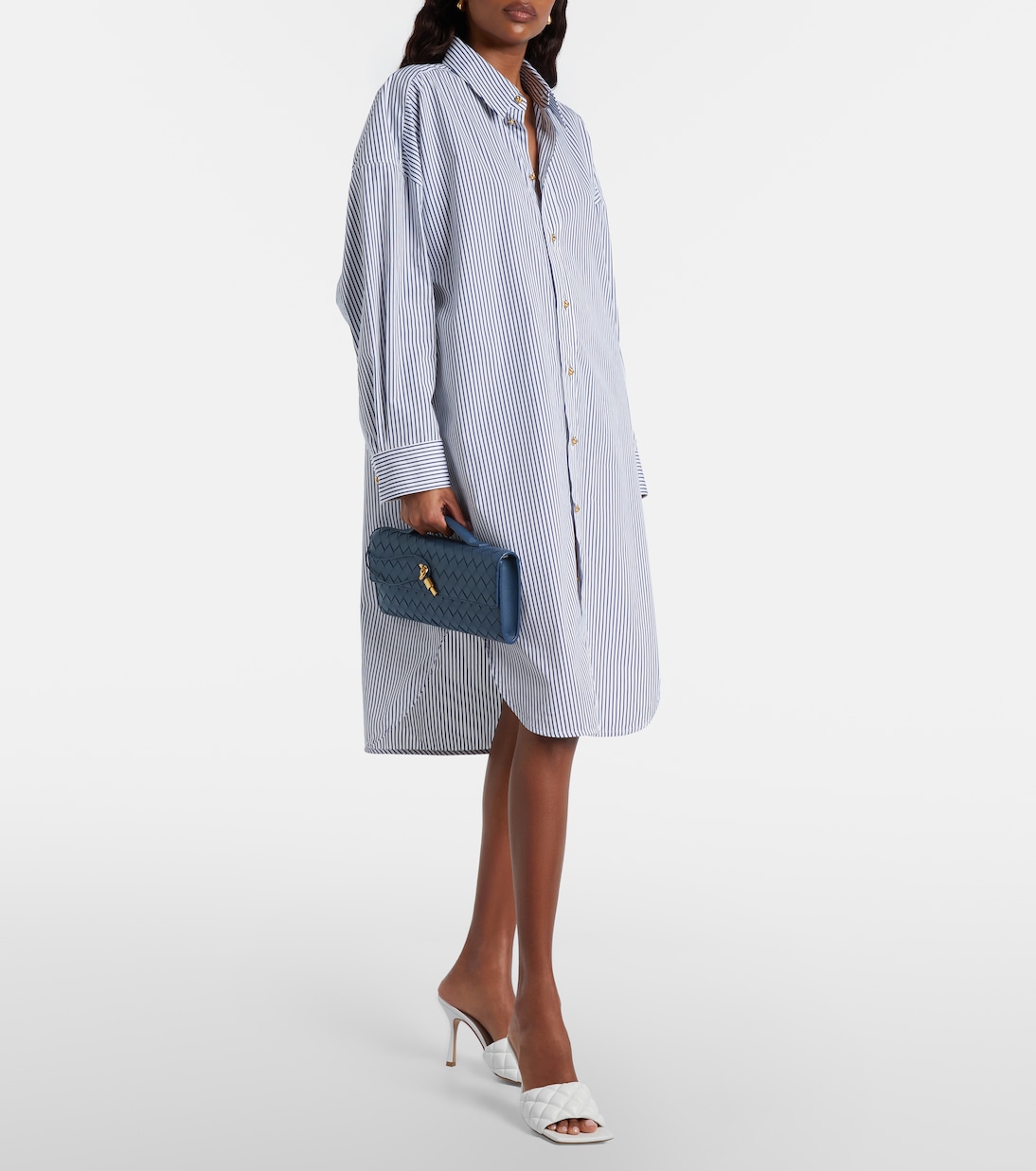 Andiamo Intrecciato leather clutch | Bottega Veneta