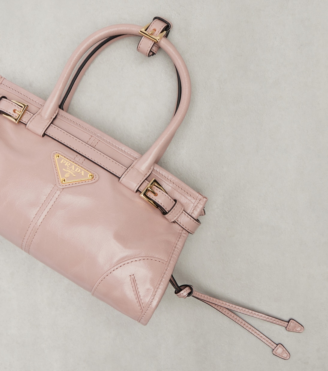 Prada Bonnie Mini leather top handle bag | Prada