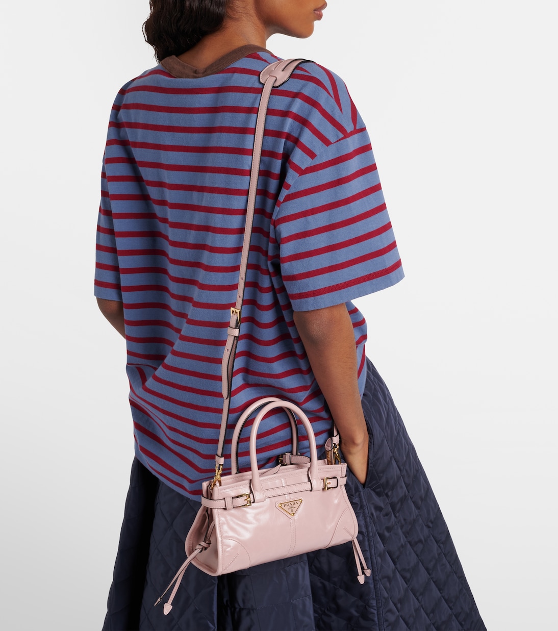 Prada Bonnie Mini leather top handle bag | Prada