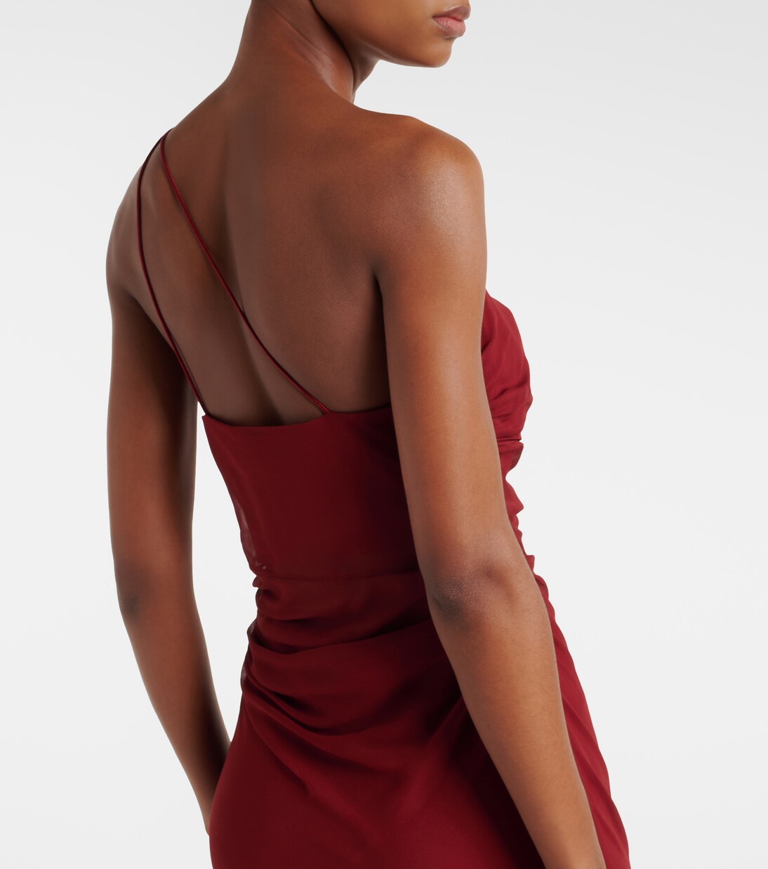 Sheer silk chiffon gown | The Sei