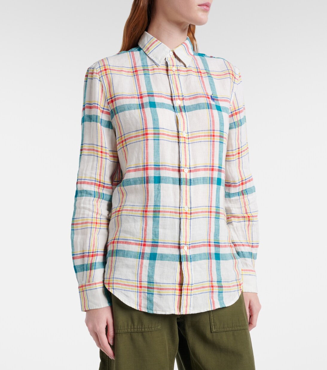 Plaid linen shirt | Polo Ralph Lauren