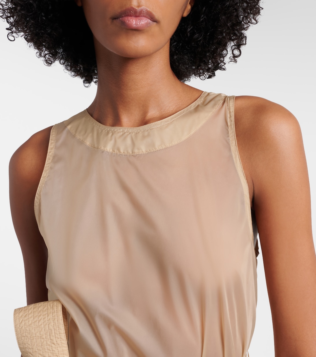 Semi-sheer minidress | Saint Laurent