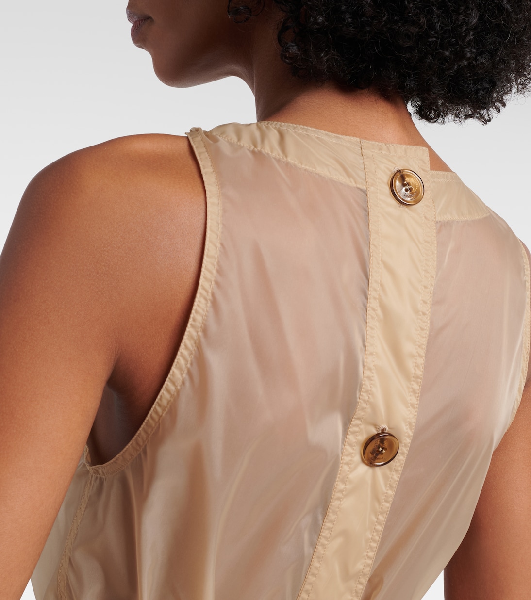 Semi-sheer minidress | Saint Laurent