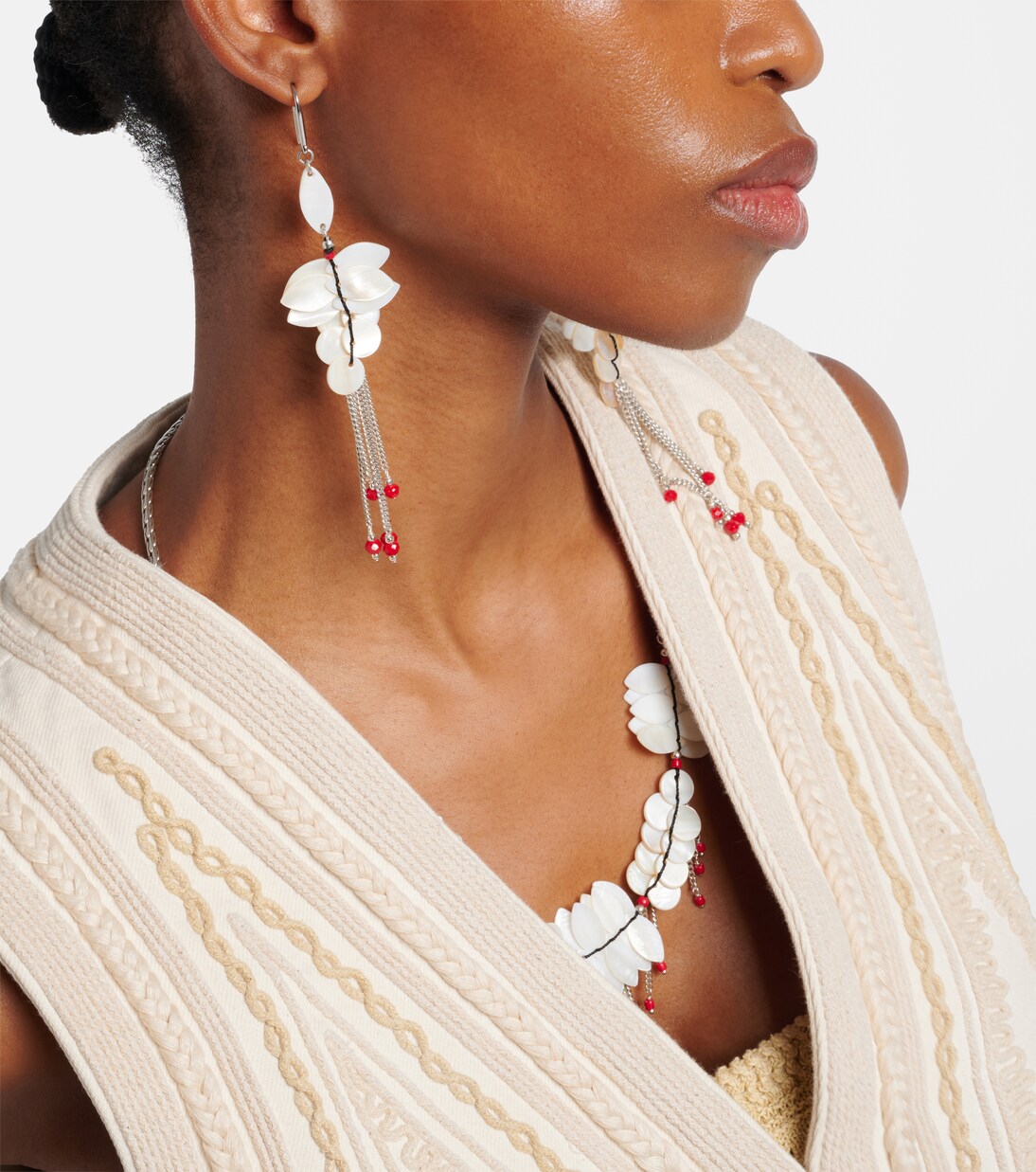 Halsey embellished drop earrings | Isabel Marant