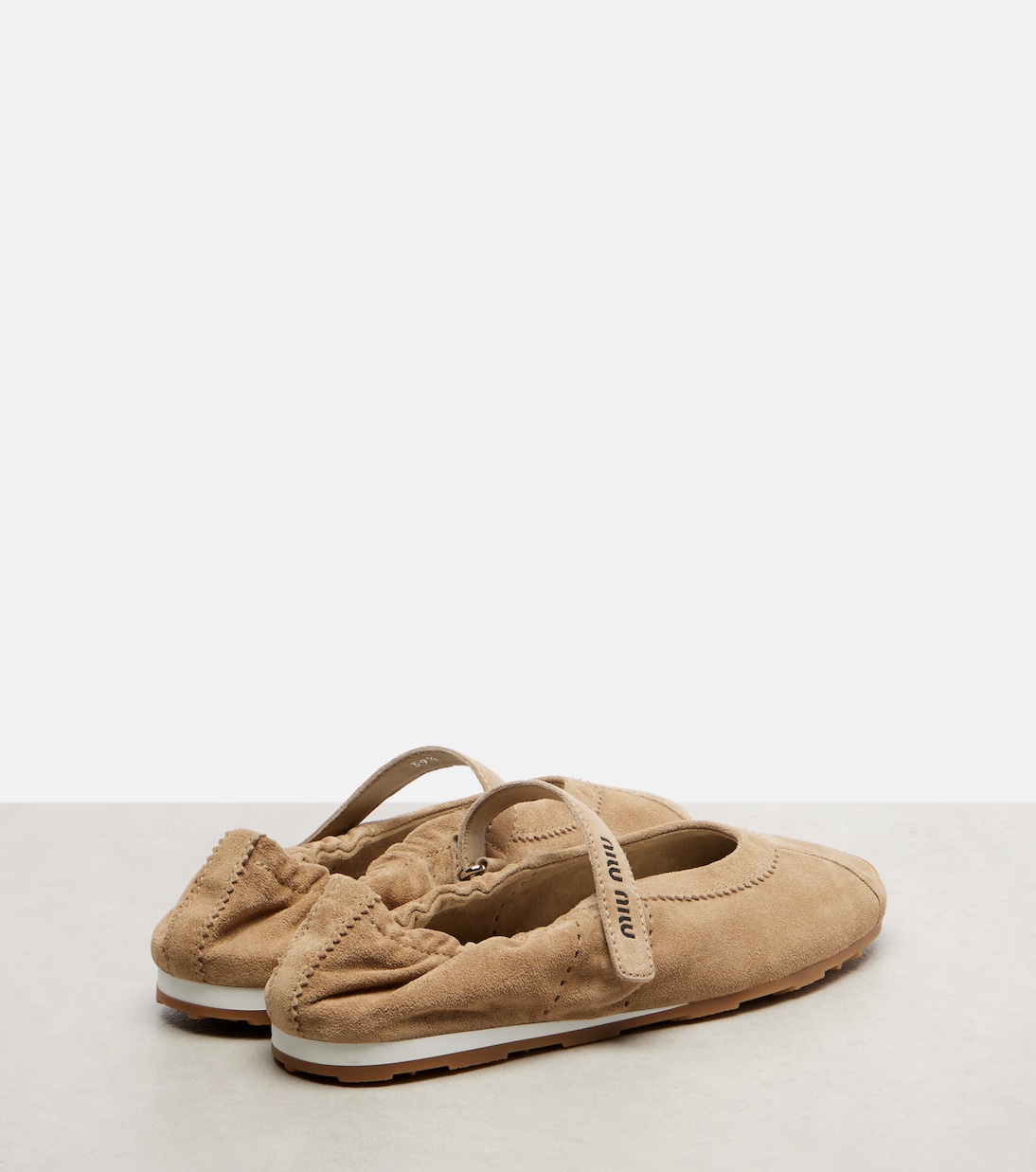 Bailarinas Plume de ante | Miu Miu