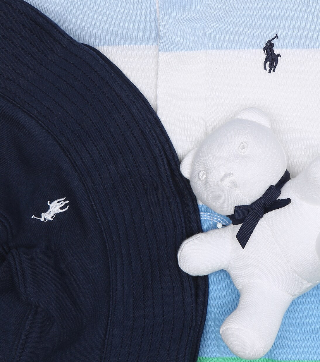 Baby Set aus Playsuit, Mütze und Teddybär | Polo Ralph Lauren Kids