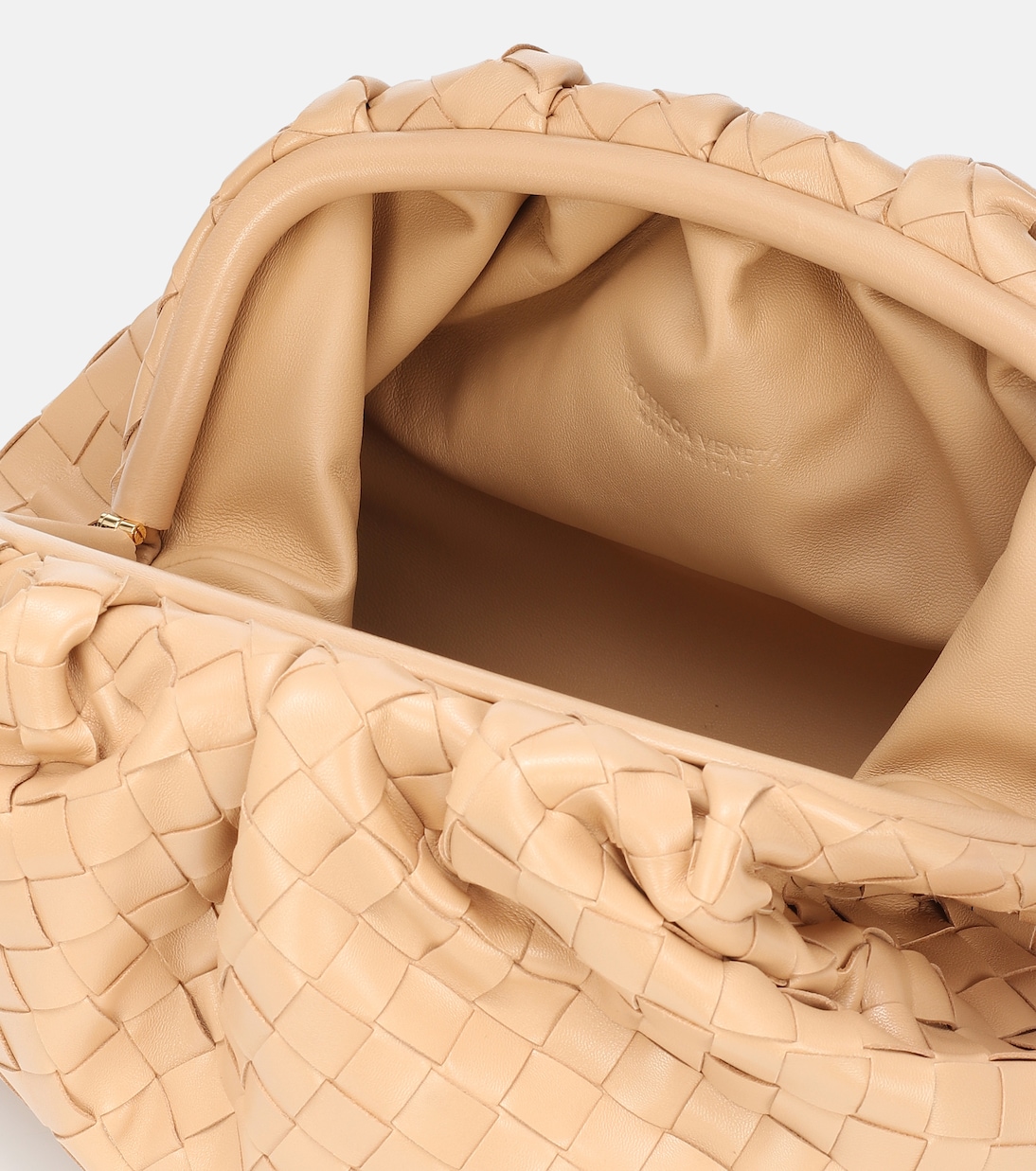Pochette Pouch en cuir intrecciato | Bottega Veneta