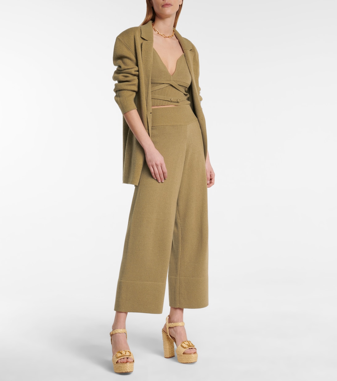 Cynthia high-rise cropped pants | Altuzarra