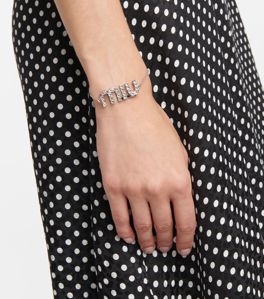 Bracciale con cristalli | Miu Miu