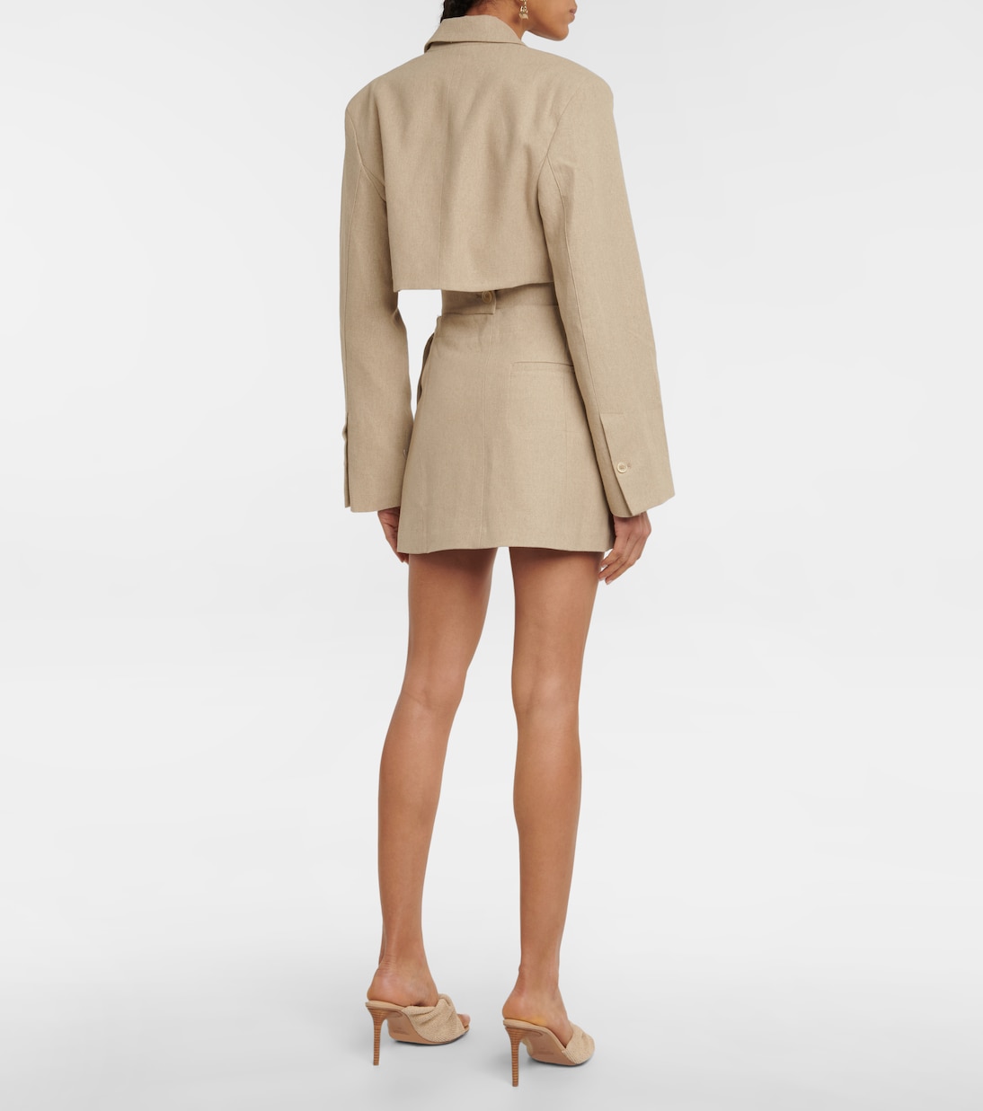 La Robe Bari linen blazer minidress | Jacquemus