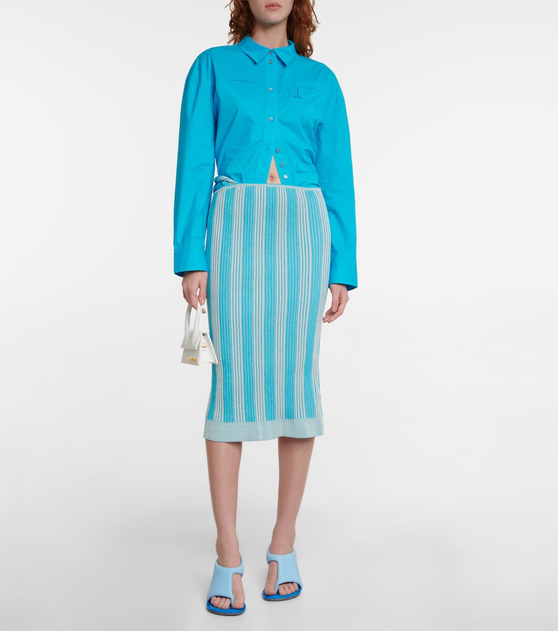 Hemd La Chemise Aqua aus Baumwolle | Jacquemus