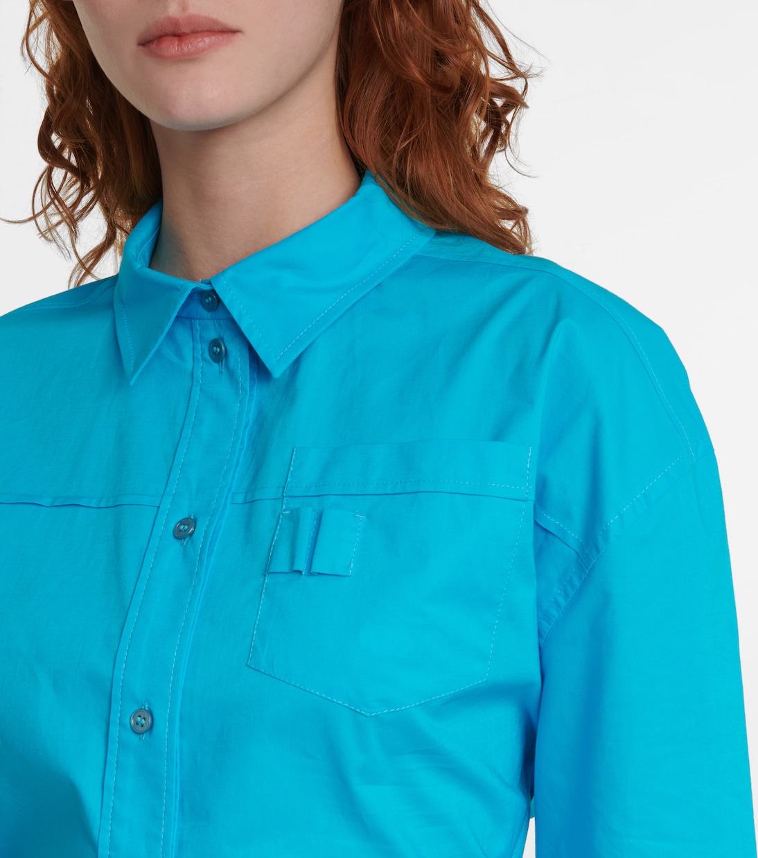 Hemd La Chemise Aqua aus Baumwolle | Jacquemus