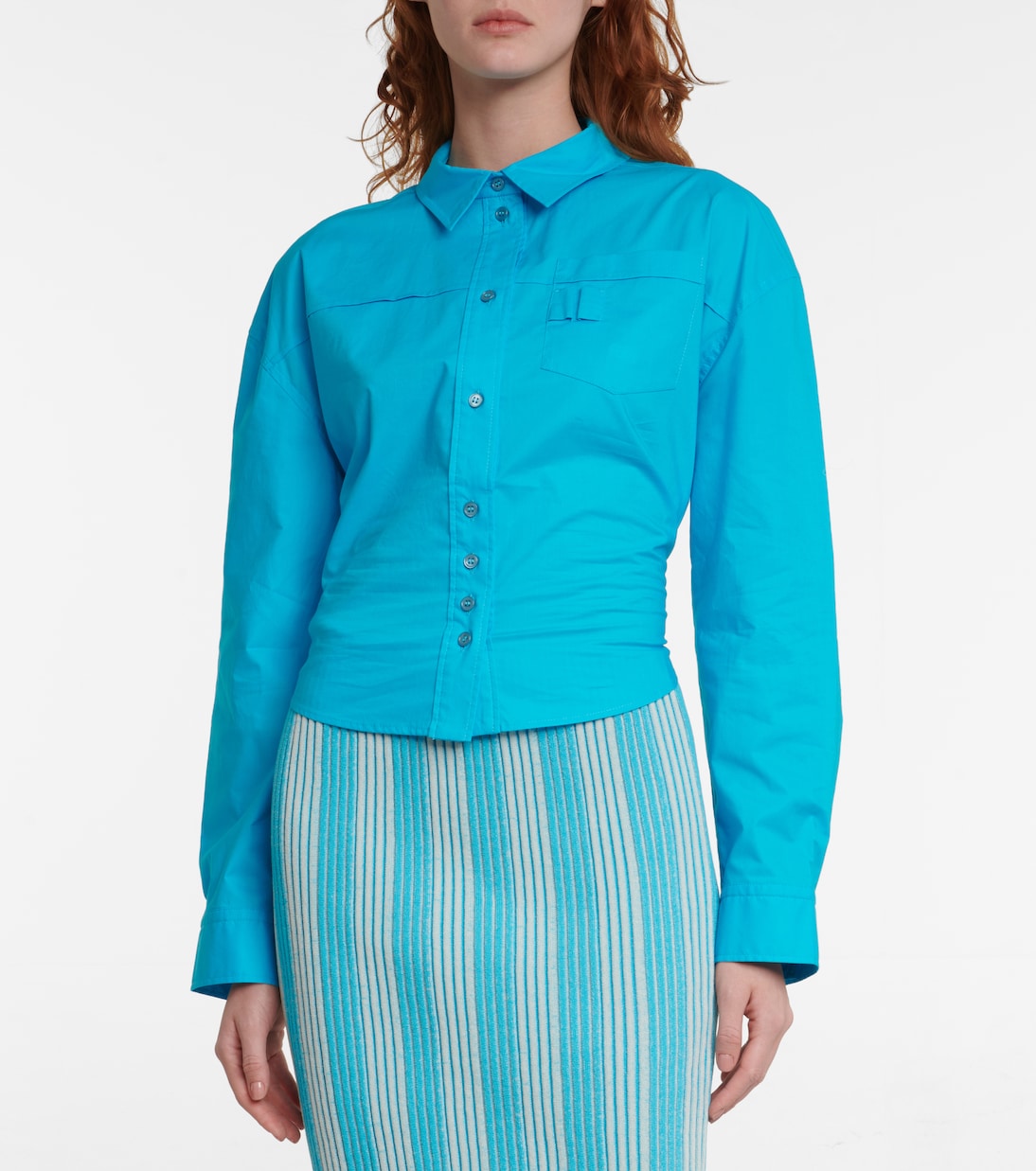 Hemd La Chemise Aqua aus Baumwolle | Jacquemus
