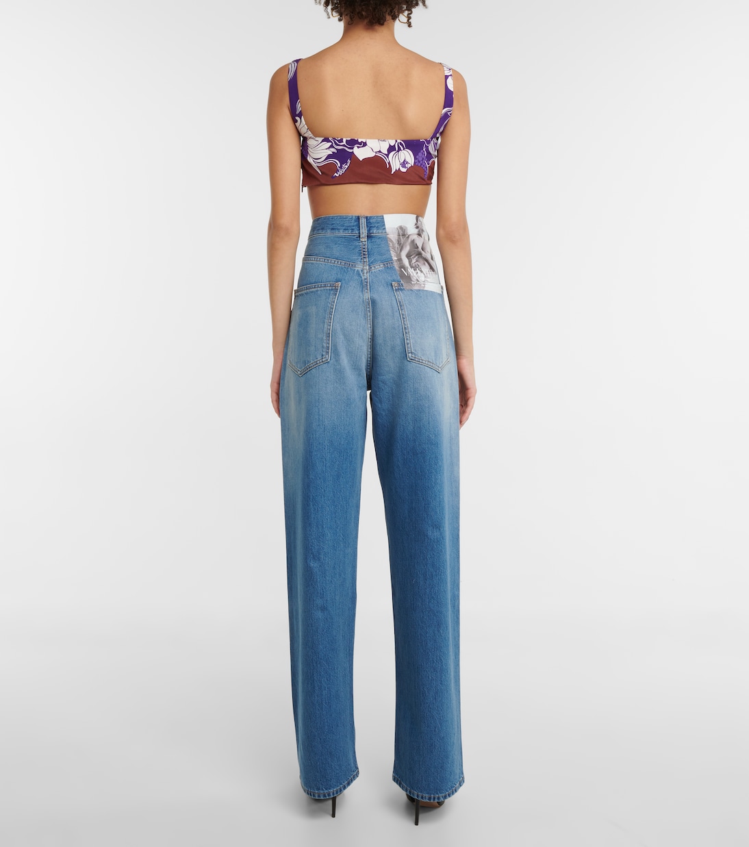 Jean ample à taille haute | Valentino