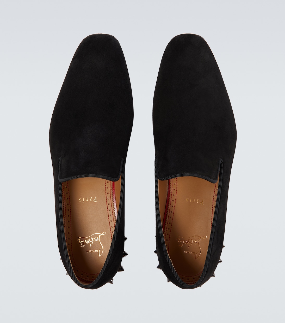 Marquees spiked suede loafers | Christian Louboutin