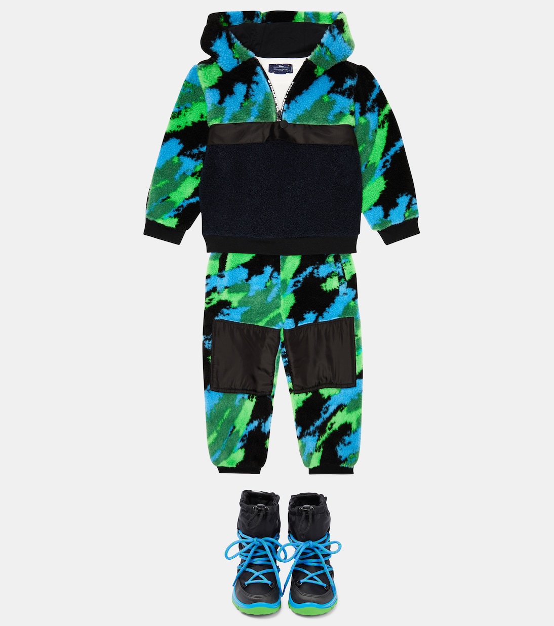 Felpa in teddy con cappuccio e zip | Stella McCartney Kids