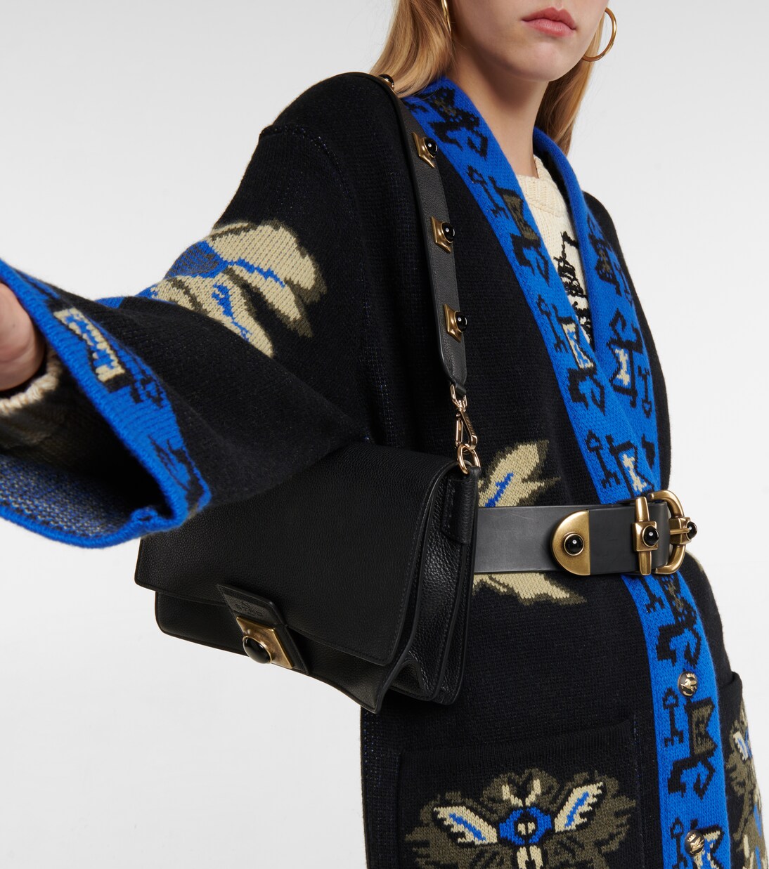 Wool jacquard cardigan | Etro