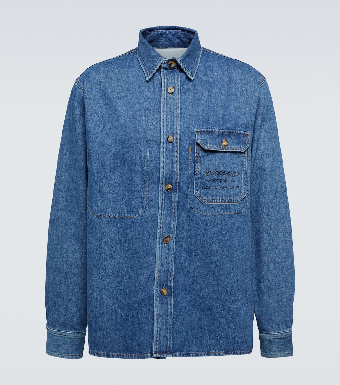 Hemdjacke Rembrandt aus Denim | JW Anderson