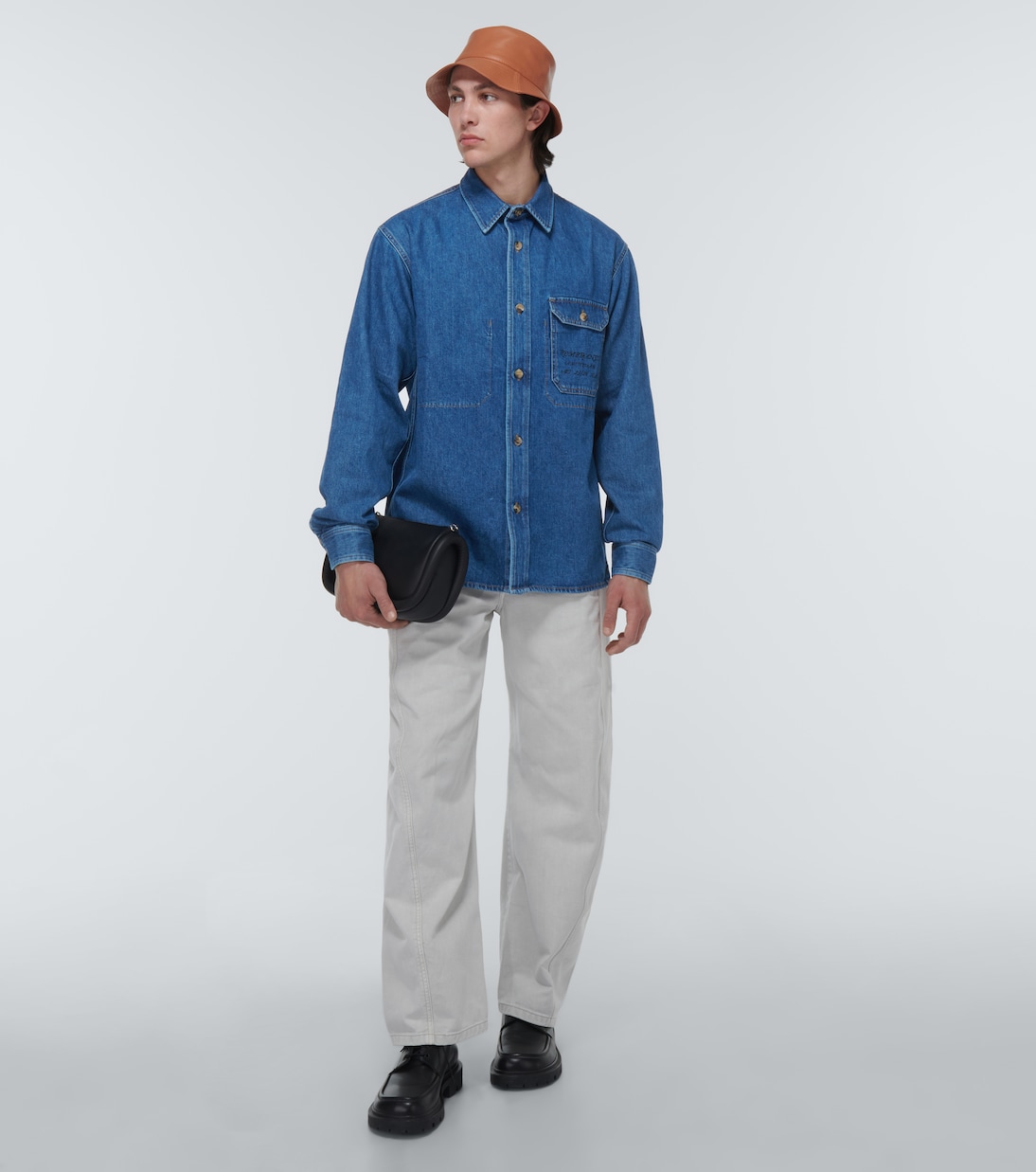 Hemdjacke Rembrandt aus Denim | JW Anderson