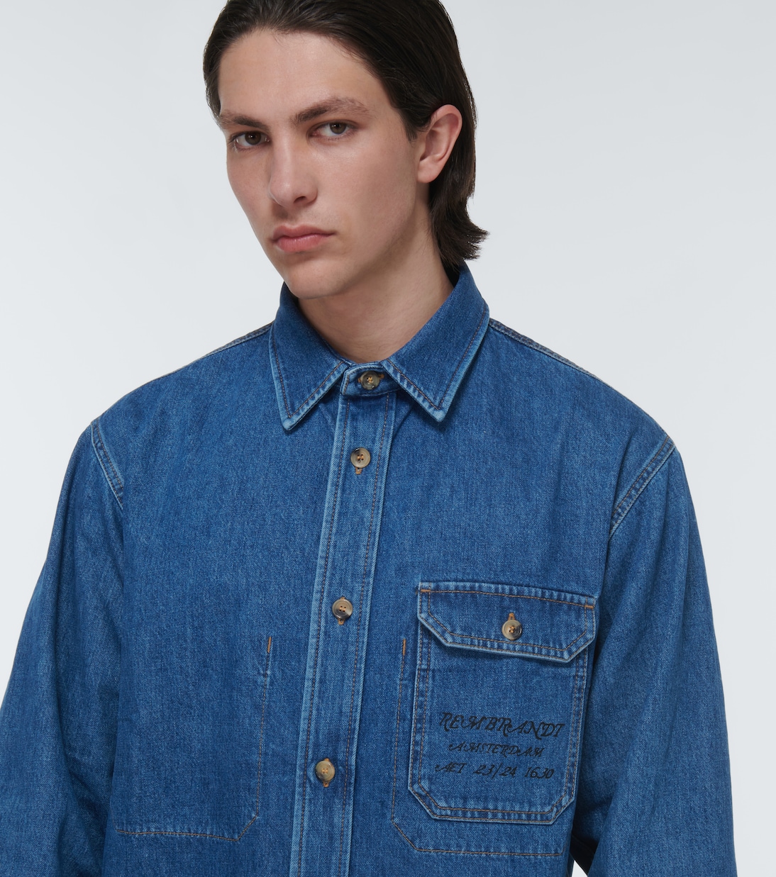 Hemdjacke Rembrandt aus Denim | JW Anderson
