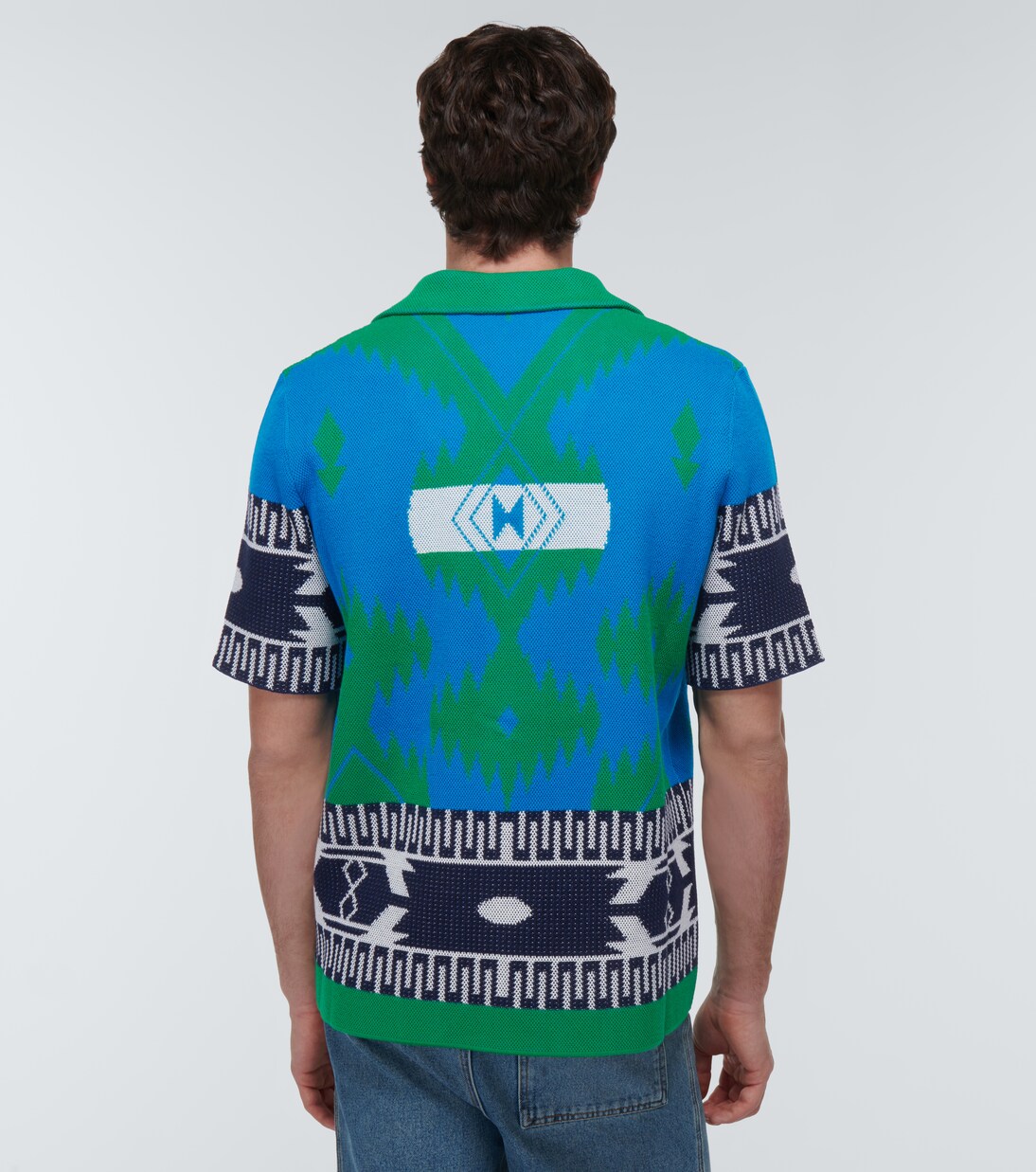 Camisa en piqué de algodón en jacquard | Alanui