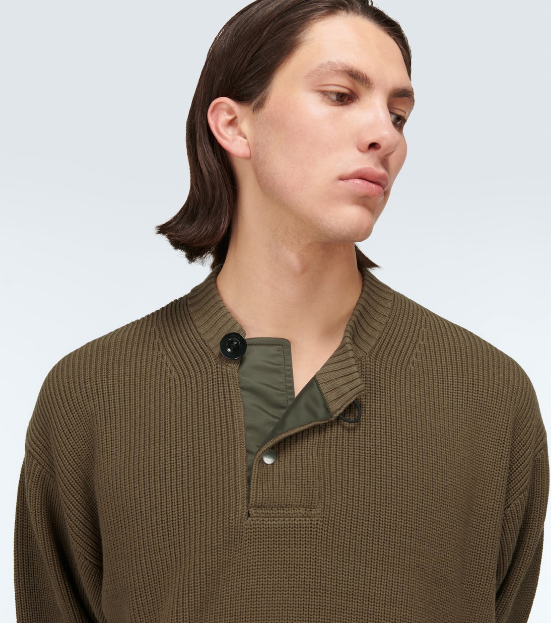 Pull en coton mélangé | Sacai