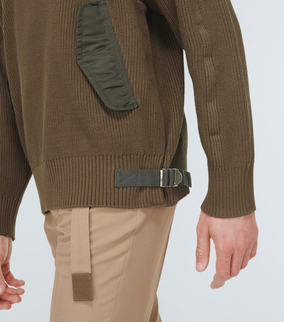 Pull en coton mélangé | Sacai