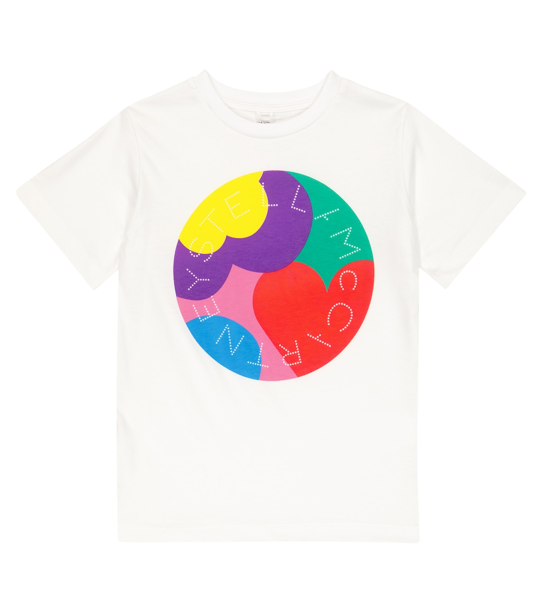 T-shirt in jersey di cotone con stampa | Stella McCartney Kids