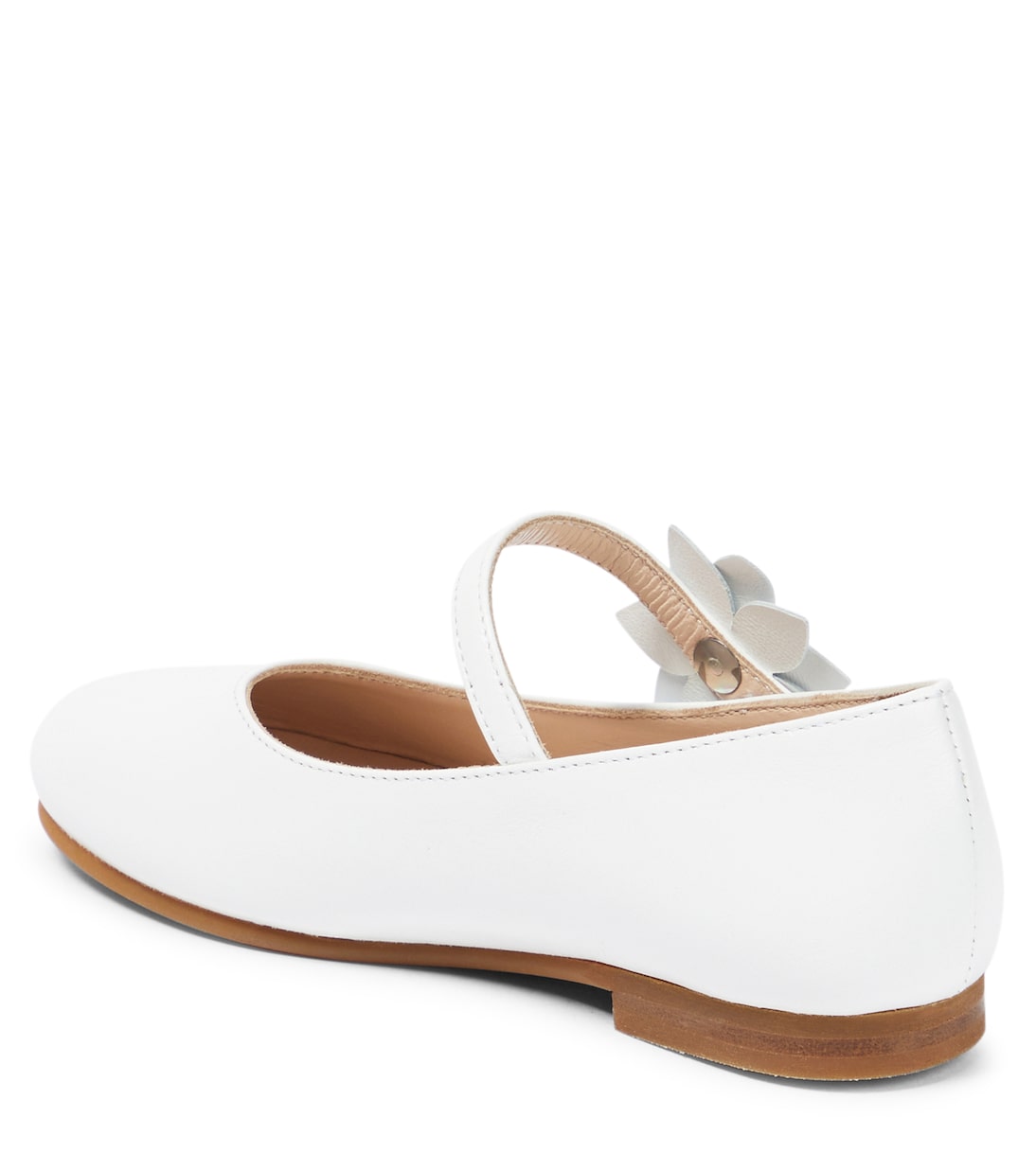 Appliqué leather ballet flats | Il Gufo