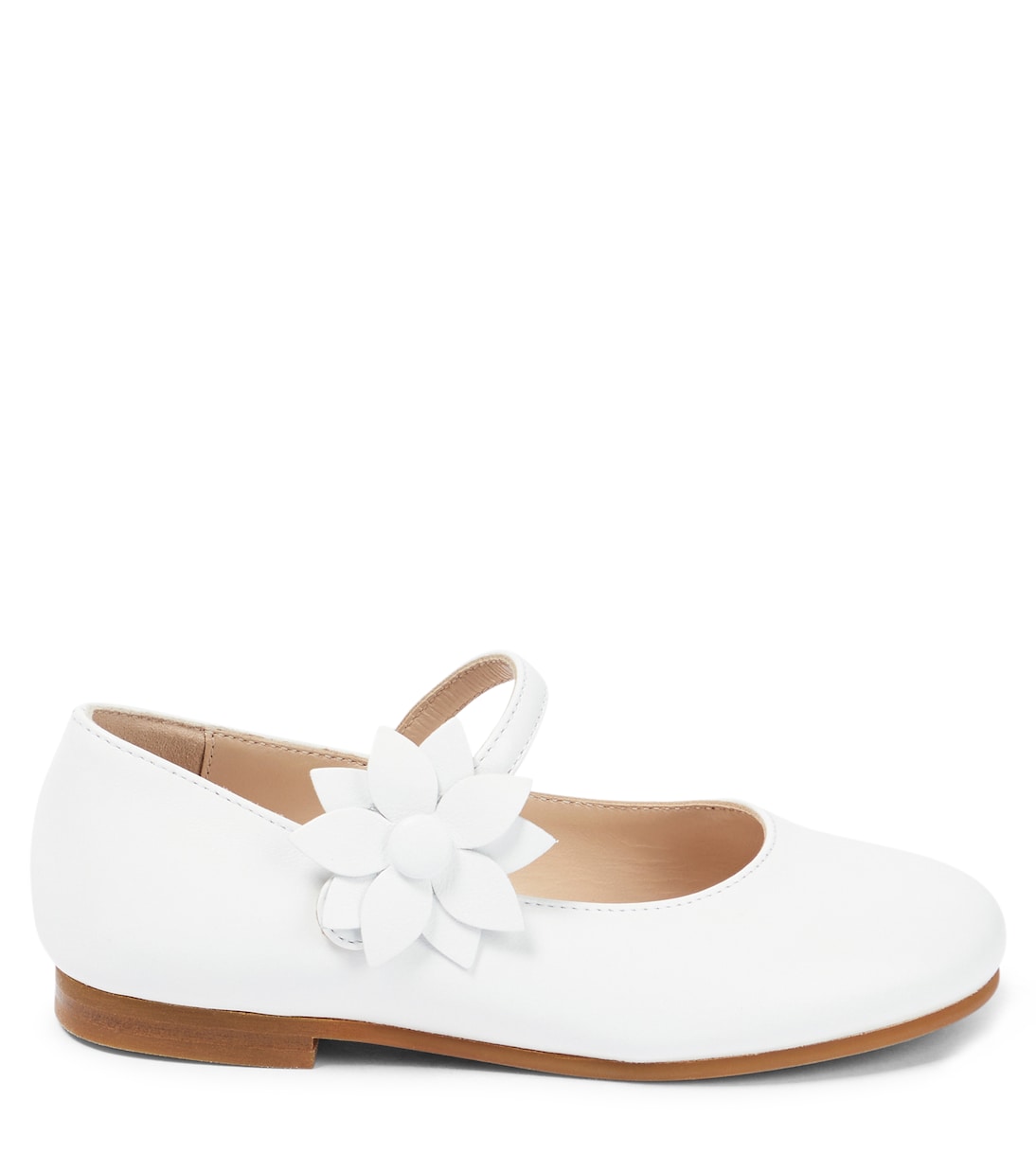 Appliqué leather ballet flats | Il Gufo