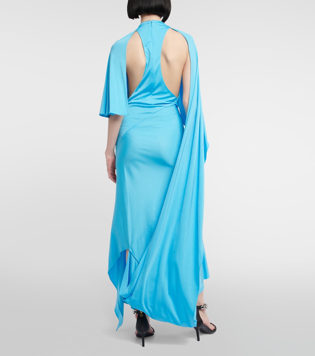Draped asymmetric maxi dress | Stella McCartney