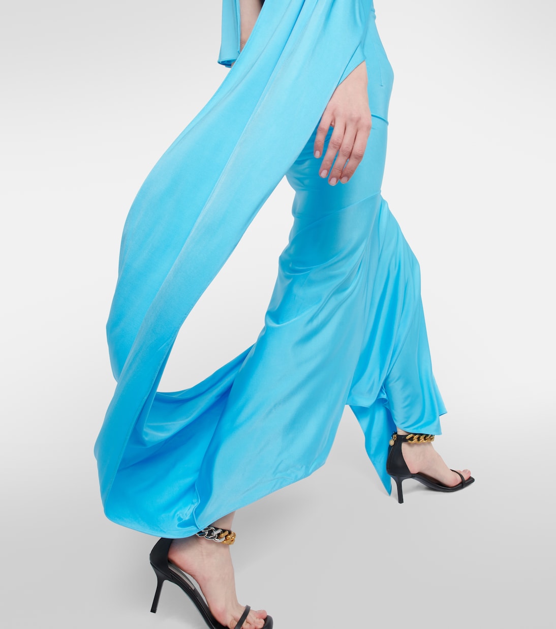 Draped asymmetric maxi dress | Stella McCartney