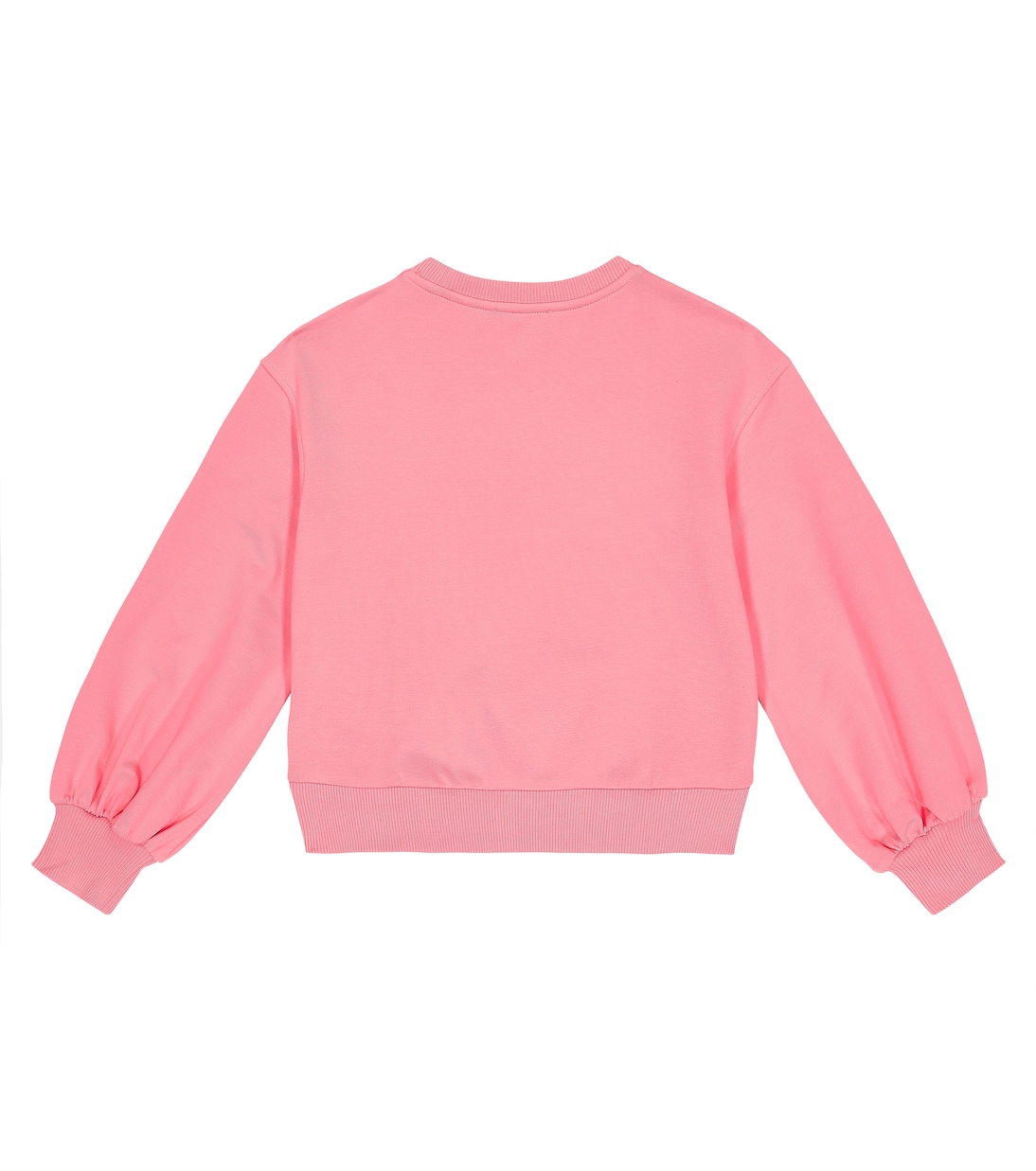Felpa in misto cotone con stampa | Moschino Kids