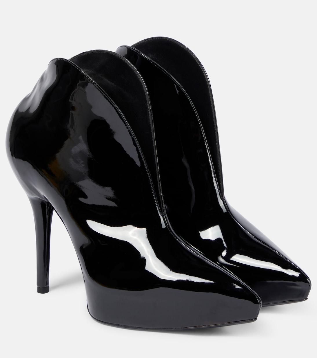 Botines Booties Slick de charol | Alaïa