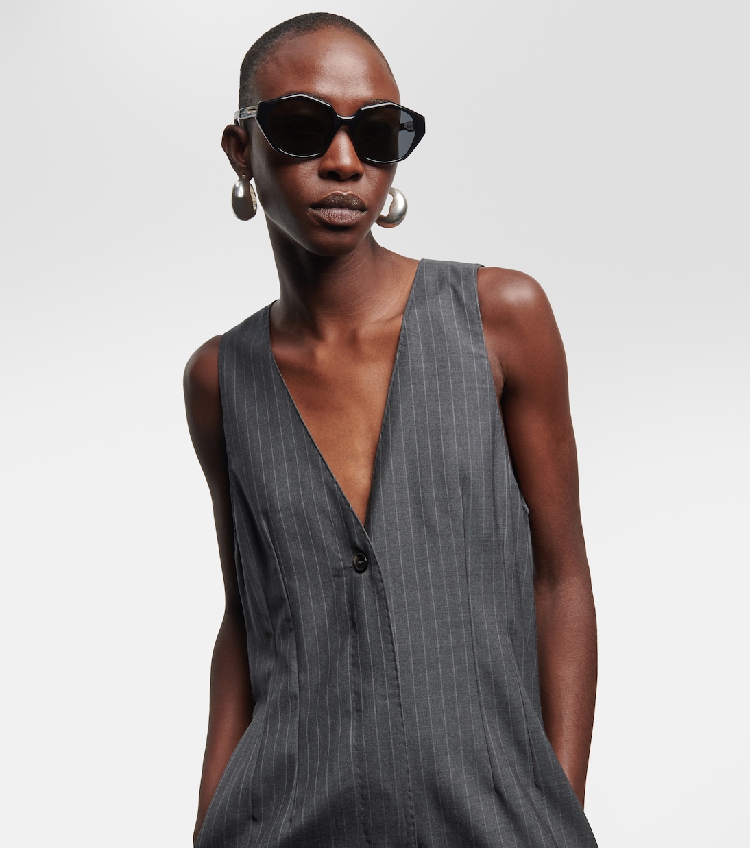 x Oliver Peoples hexagonal sunglasses | Khaite
