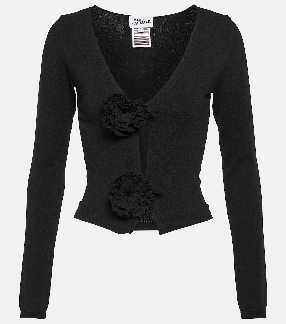 Cardigan cropped con applicazioni | Jean Paul Gaultier