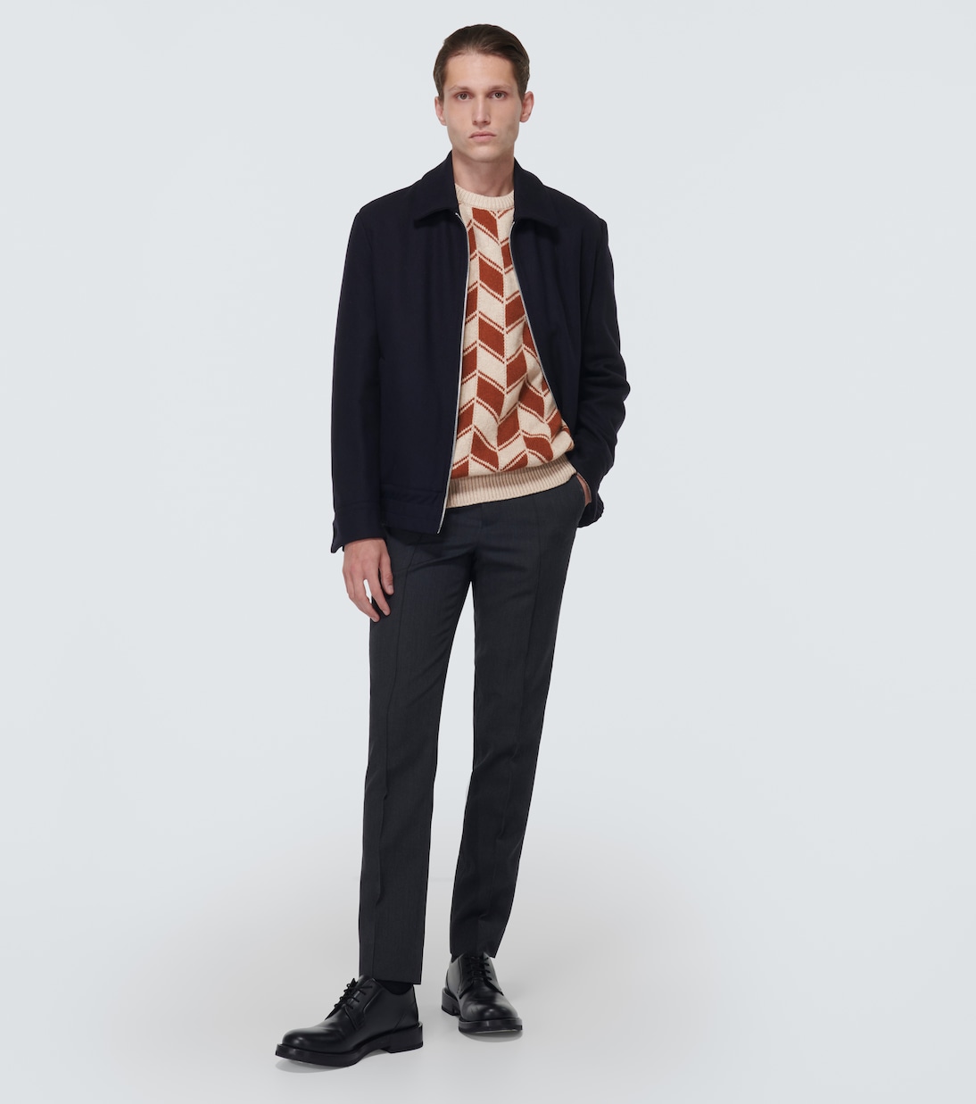 Pull intarsia en cachemire | Kiton
