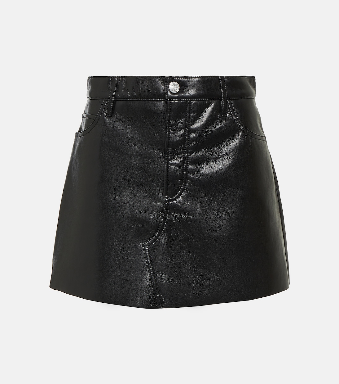 Le High 'N' Tight leather miniskirt  | Frame