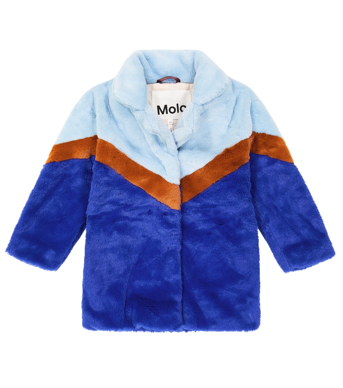Haili colorblocked faux fur coat | Molo