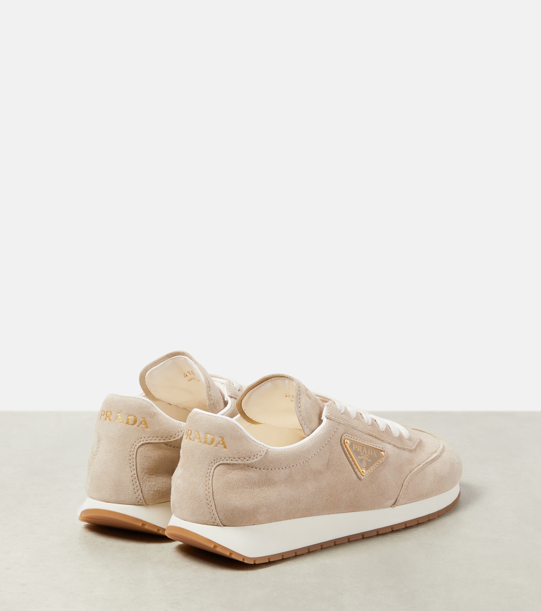 Rank suede sneakers | Prada