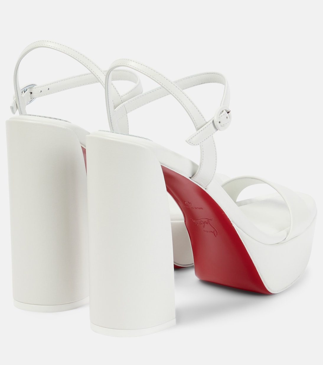 Sandales à plateau Movida Jane 130 en cuir | Christian Louboutin