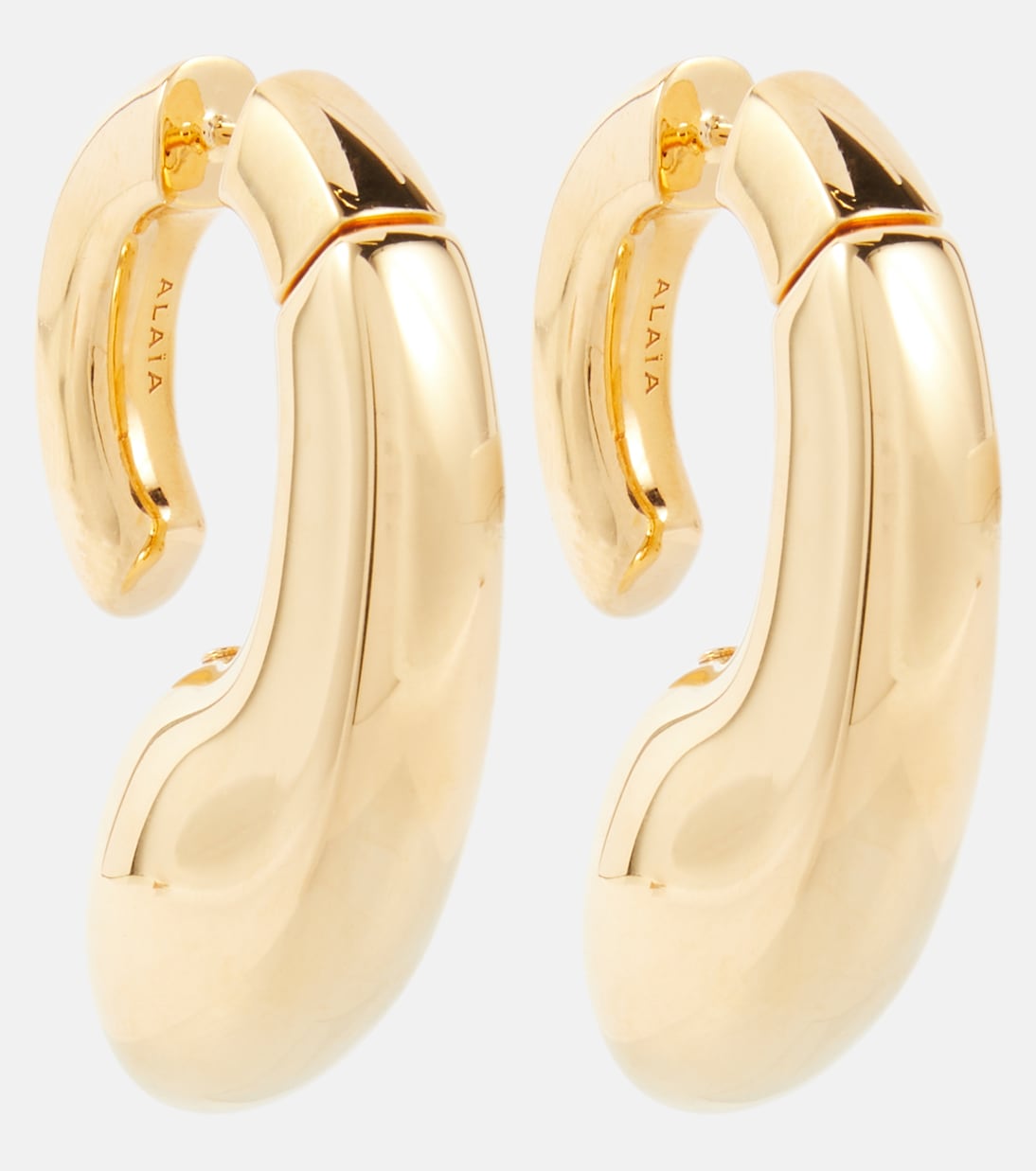 Orecchini placcati oro Drip di ALAÏA per uno stile giovane e glamour
