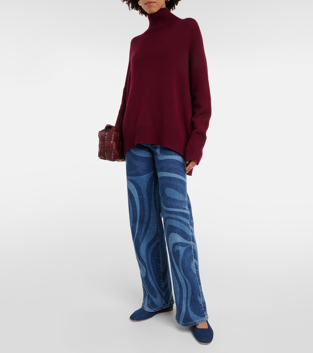 Denim ballet flats | Le Monde Béryl