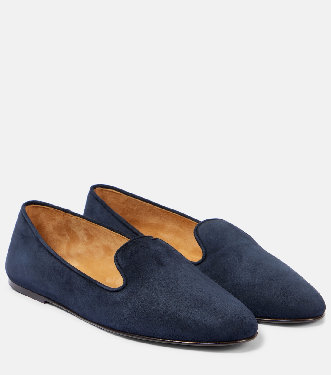 Slip-Ons Tippi aus Veloursleder | The Row