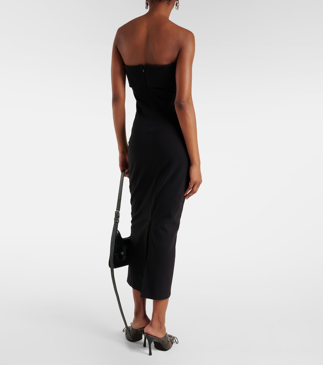 Midikleid Lap aus einem Baumwollgemisch | Entire Studios